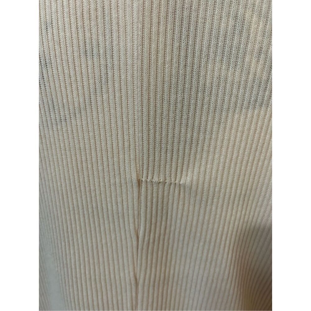 Light Pink Ribbed Gold Button Cardigan Size XL - Picture 7 of 7